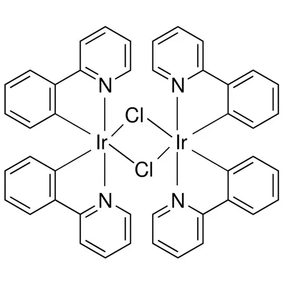 Dichlorotetrakis(2-(2-pyridinyl)phenyl)diiridium(III)