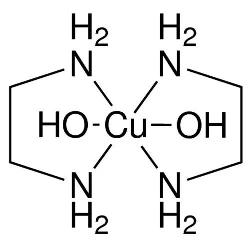 Bis(ethylenediamine)copper(II) hydroxide solution