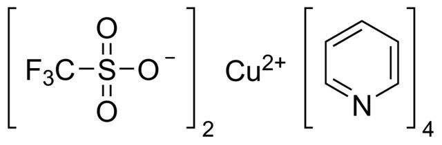 Tetrakis(pyridine)copper(II) triflate