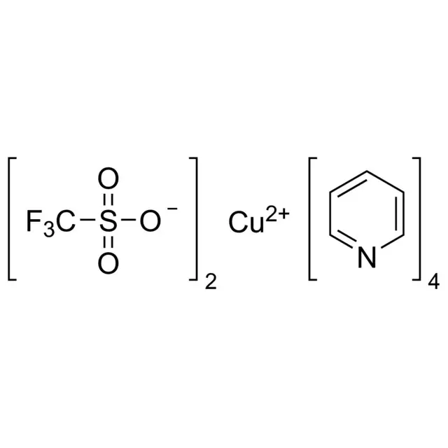Tetrakis(pyridine)copper(II) triflate