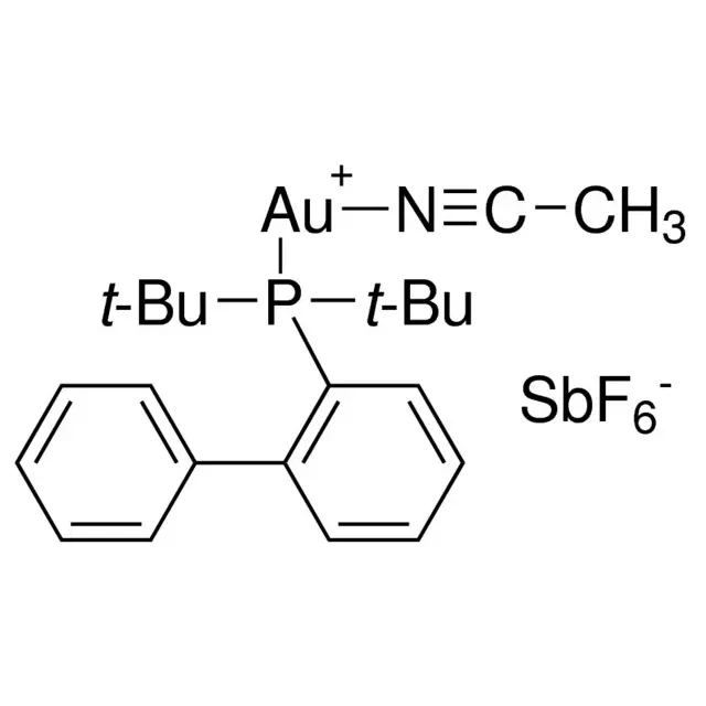 (Acetonitrile)[(2-biphenyl)di-tert-butylphosphine]gold(I) hexafluoroantimonate