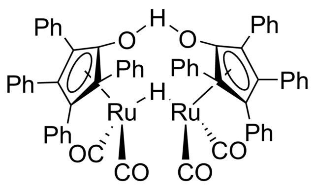1-Hydroxytetraphenyl-cyclopentadienyl(tetraphenyl-2,4-cyclopentadien-1-one)-μ-hydrotetracarbonyldiruthenium(II)