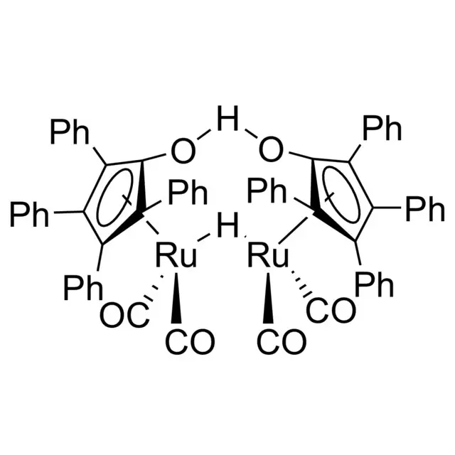 1-Hydroxytetraphenyl-cyclopentadienyl(tetraphenyl-2,4-cyclopentadien-1-one)-μ-hydrotetracarbonyldiruthenium(II)