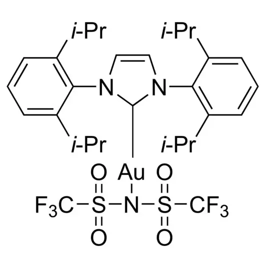 [1,3-Bis(2,6-diisopropylphenyl)imidazol-2-ylidene] [bis(trifluoromethanesulfonyl)imide]gold(I)