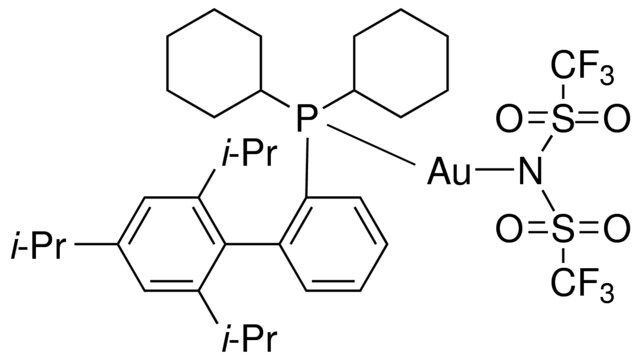 2-Dicyclohexylphosphino-2′,4′,6′-triisopropylbiphenyl gold(I) bis(trifluoromethanesulfonyl)imide