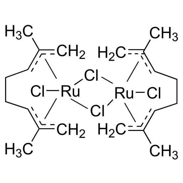Dichlorodi-μ-chlorobis[(1,2,3,6,7,8-η-2,7-dimethyl-2,6-octadiene-1,8-diyl]diruthenium(IV)