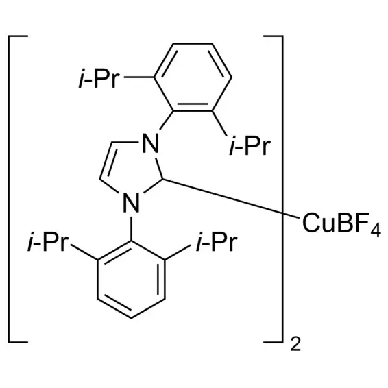 Bis(1,3-bis(2,6-diisopropylphenyl)imidazol-2-ylidene)copper(I) tetrafluoroborate