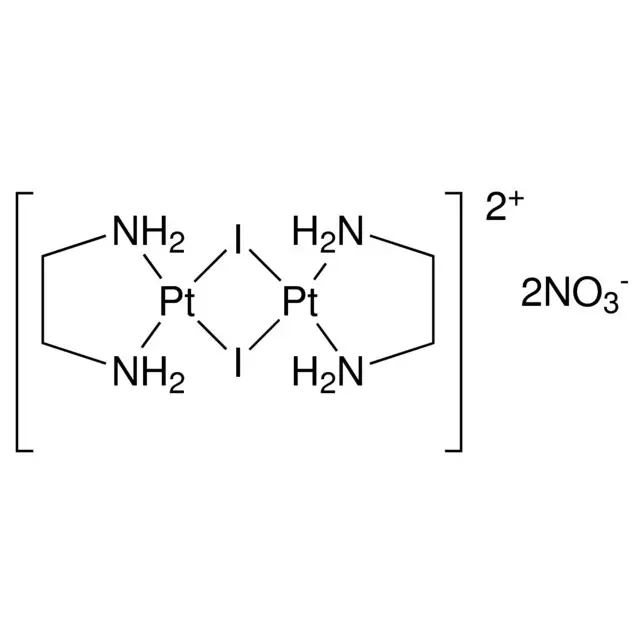 (Ethylenediamine)iodoplatinum(II) dimer dinitrate
