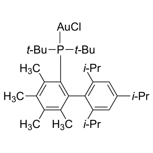 Chloro(2-di-tert-butylphosphino-3,4,5,6-tetramethyl-2′,4′,6′-triisopropylbiphenyl)gold(I)