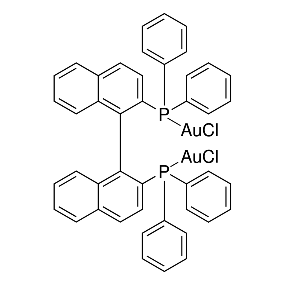 Dichloro[(±)−BINAP]digold(I)
