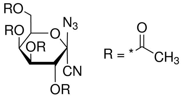 2,3,4,6-Tetra-O-acetyl-1-azido-1-deoxy-α-D-galactopyranosyl cyanide
