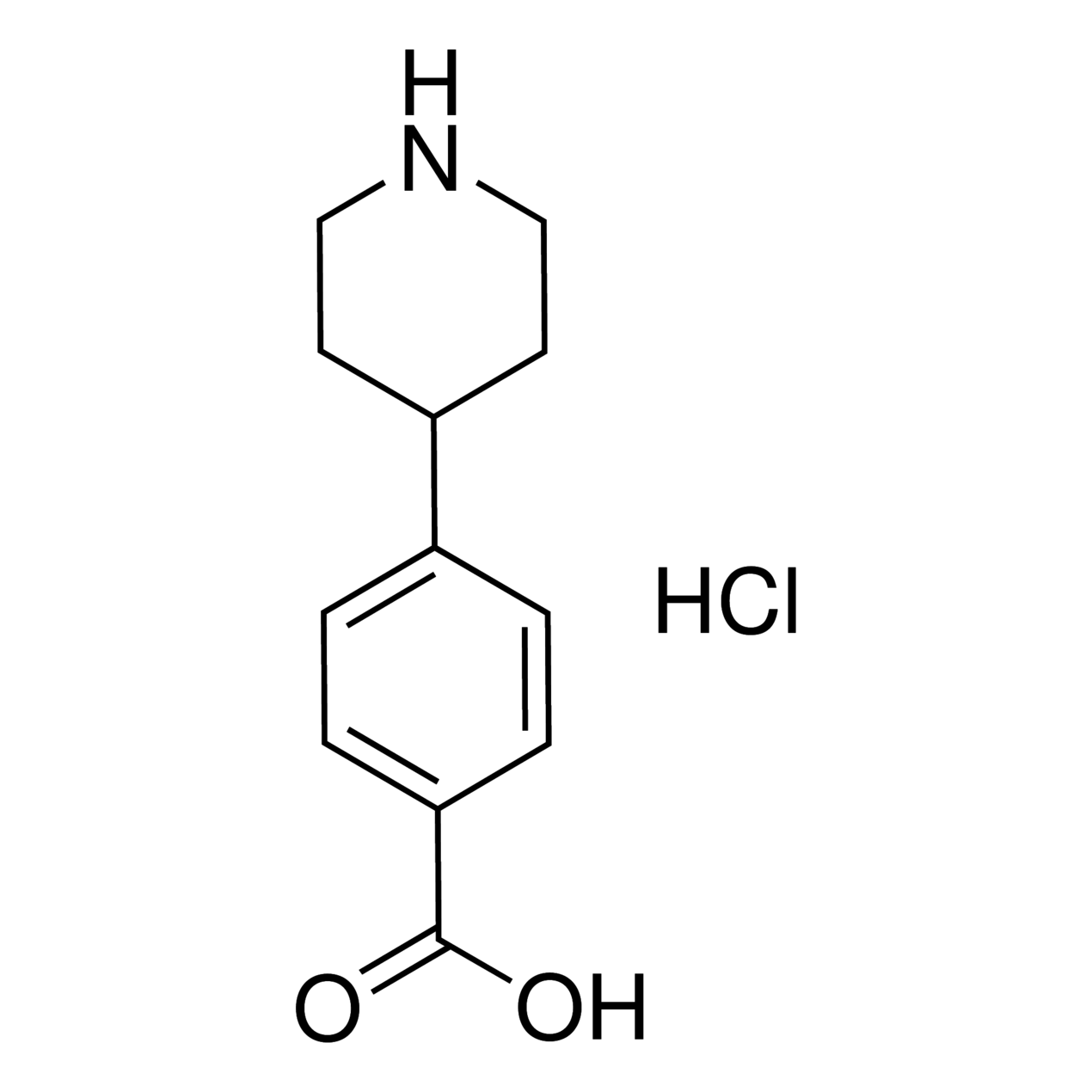 4-(Piperidin-4-yl)benzoic acid hydrochloride