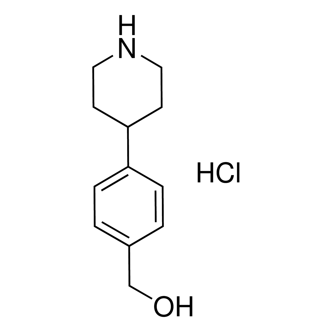 (4-(Piperidin-4-yl)phenyl)methanol hydrochloride