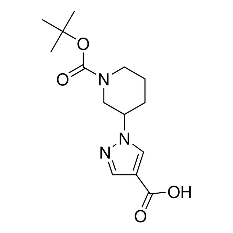 1-(1-(tert-Butoxycarbonyl)piperidin-3-yl)-1H-pyrazole-4-carboxylic acid