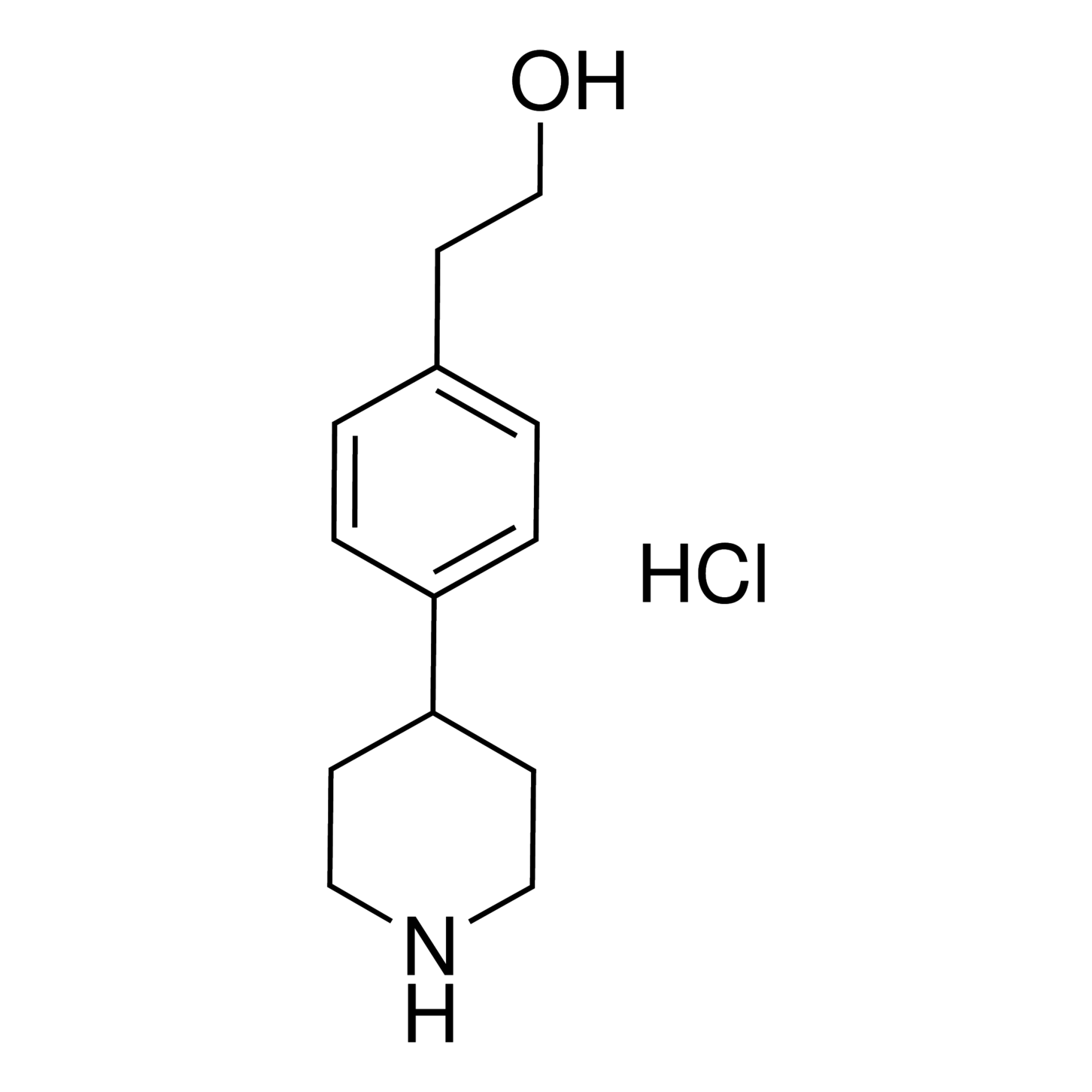 2-(4-(Piperidin-4-yl)phenyl)ethan-1-ol hydrochloride