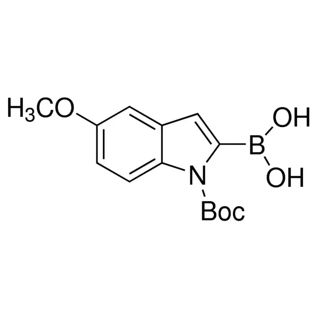 N-Boc-5-methoxy-2-indolylboronic acid