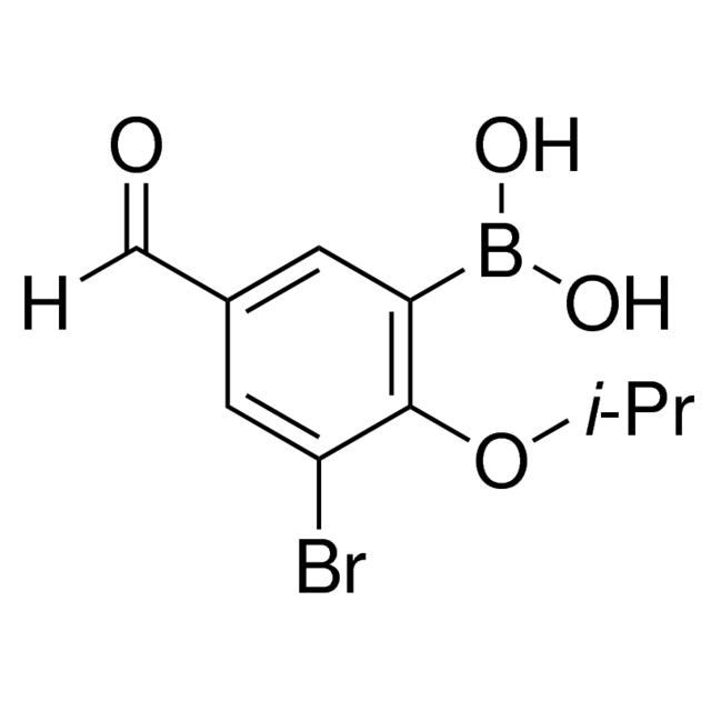 3-Bromo-2-isopropoxy-5-formylphenylboronic acid