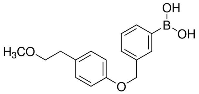 3-[(4′-(2-Methoxyethyl)phenoxy)methyl]phenylboronic acid