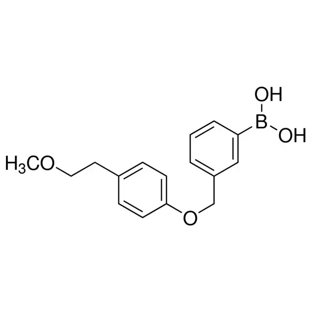 3-[(4′-(2-Methoxyethyl)phenoxy)methyl]phenylboronic acid