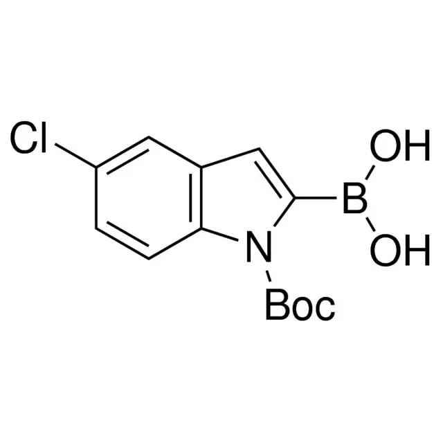 (N-Boc-5-chloro-2-indolyl)boronic acid