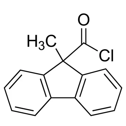 9-Methyl-9H-fluorene-9-carbonyl chloride