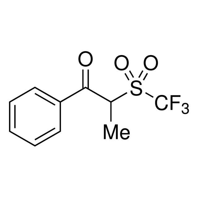 1-Phenyl-2-((trifluoromethyl)sulfonyl)propan-1-one
