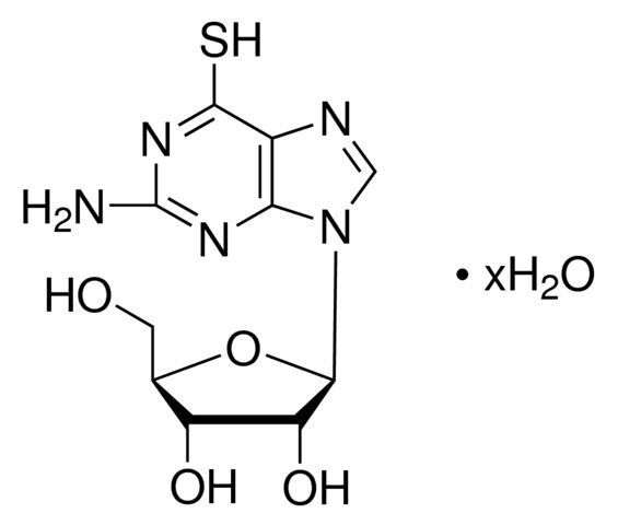 (−)-2-Amino-6-mercaptopurine riboside hydrate