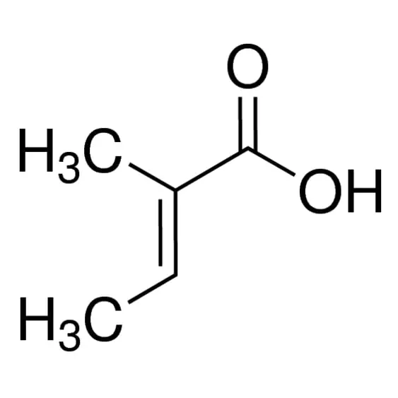 trans-2,3-Dimethylacrylic acid