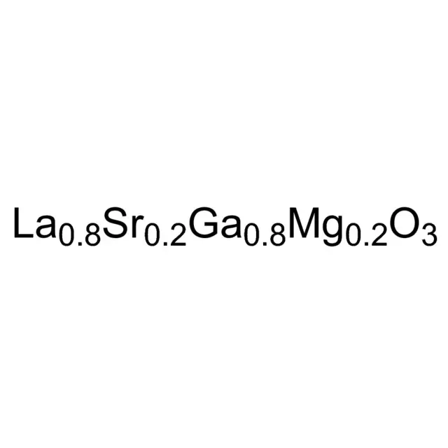 Lanthanum gallate, strontium and magnesium doped