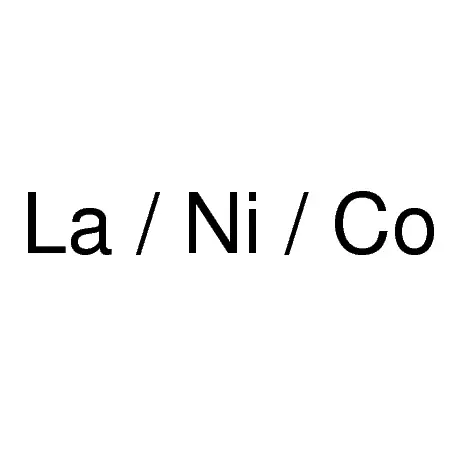 Lanthanum-nickel-cobalt alloy