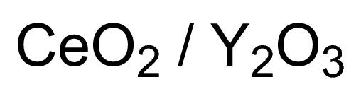 Cerium(IV) oxide-yttria doped