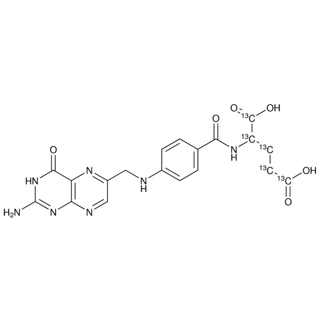 Folic acid-(glutamic acid-13C5)