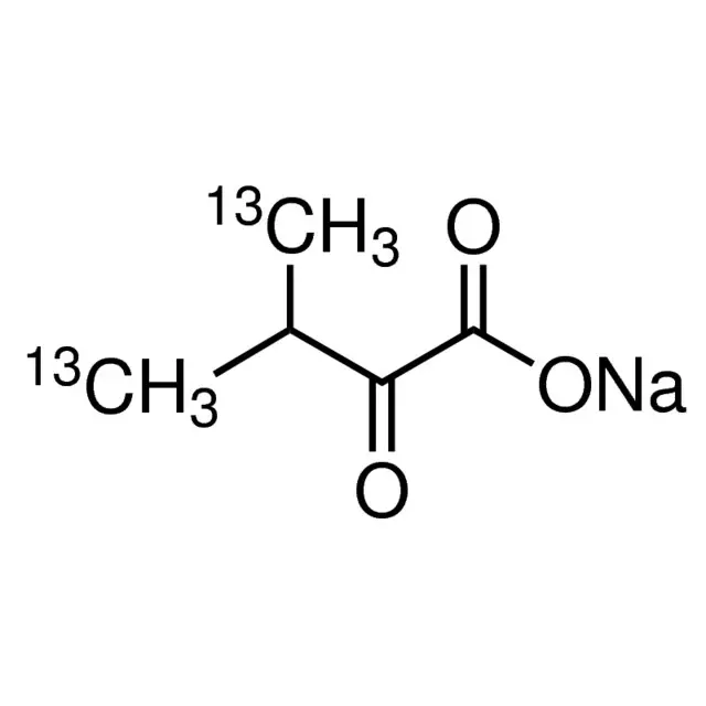 2-Keto-3-(methyl-13C)-butyric-4-13C acid sodium salt