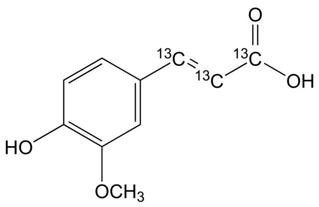 Ferulic acid-1,2,3-13C3