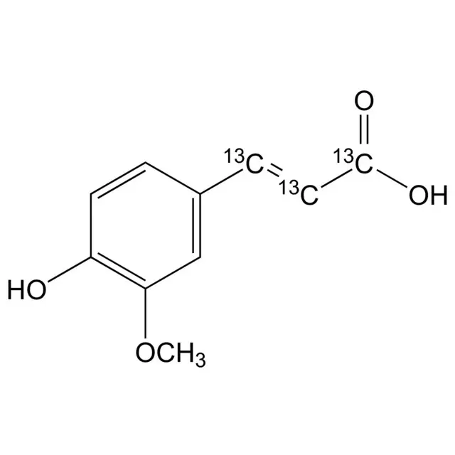 Ferulic acid-1,2,3-13C3