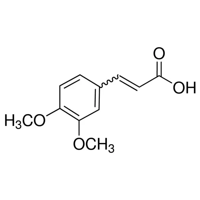 3,4-Dimethoxycinnamic acid, predominantly trans