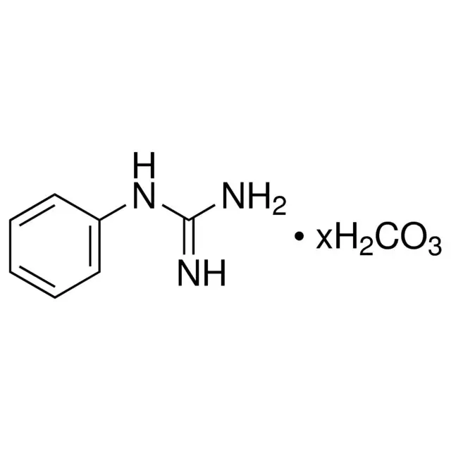 Phenylguanidine carbonate salt
