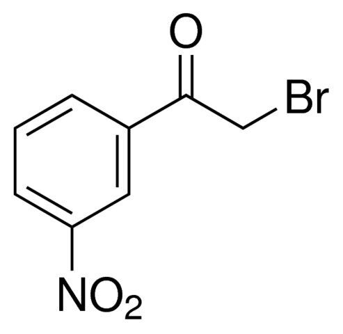 2-Bromo-3′-nitroacetophenone