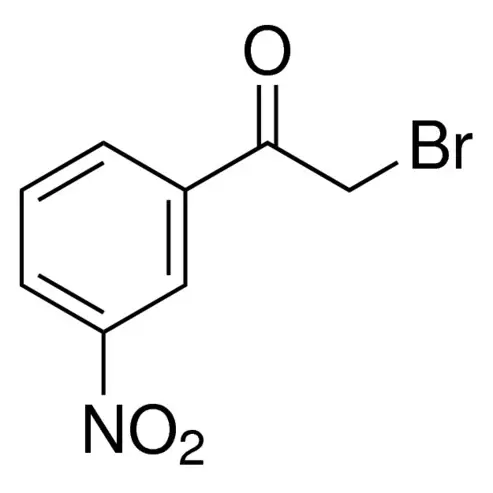 2-Bromo-3′-nitroacetophenone