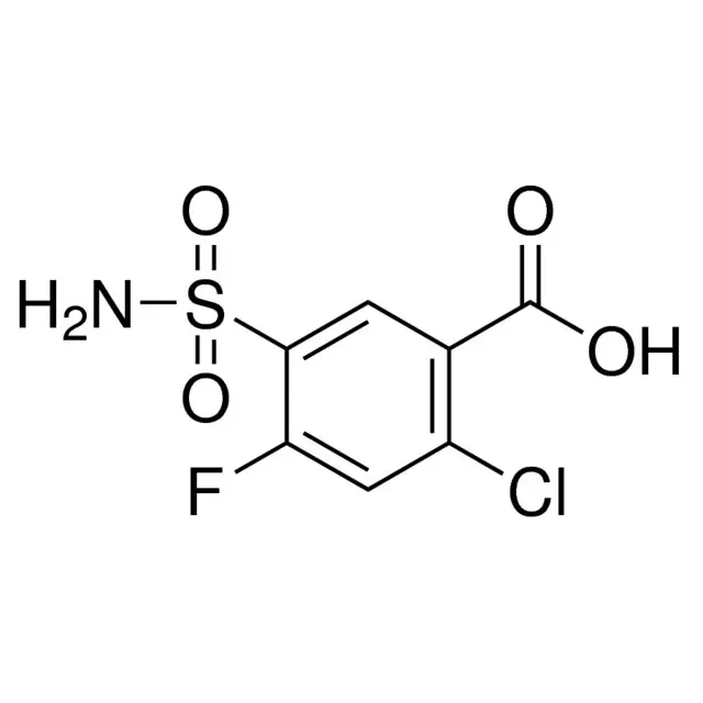 2-Chloro-4-fluoro-5-sulfamoylbenzoic acid