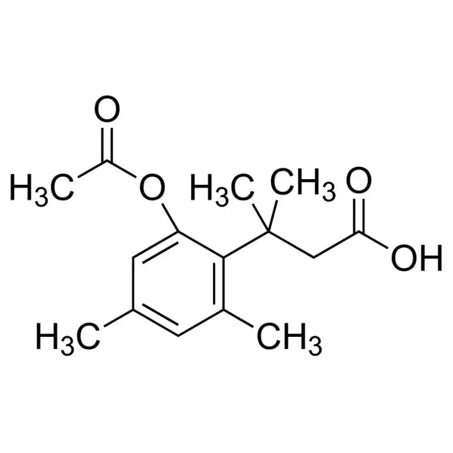 3-(2-Acetoxy-4,6-dimethylphenyl)-3-methylbutyric acid
