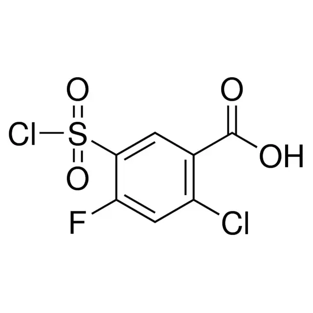2-Chloro-5-chlorosulfonyl-4-fluorobenzoic acid