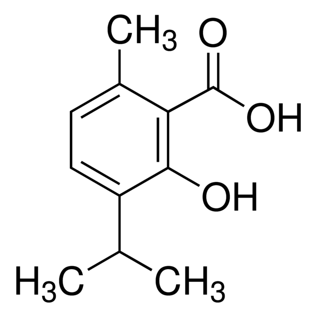 2-Hydroxy-3-isopropyl-6-methylbenzoic acid