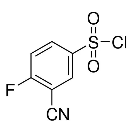 4-Fluoro-3-cyanobenzenesulfonyl chloride