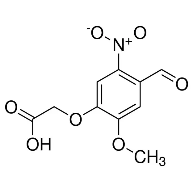 2-(4-formyl-2-methoxy-5-nitrophenoxy)acetic acid