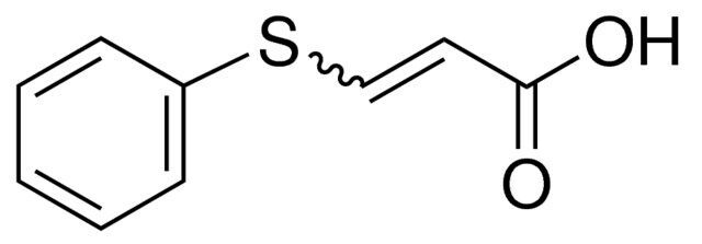 3-(Phenylthio)acrylic acid, mixture of cis and trans