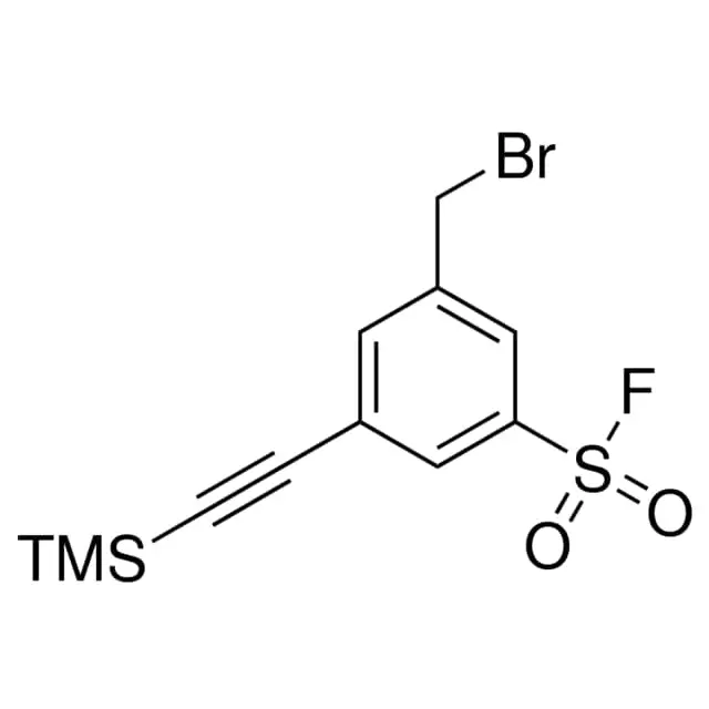 3-(Bromomethyl)-5-((trimethylsilyl)ethynyl)benzenesulfonyl fluoride