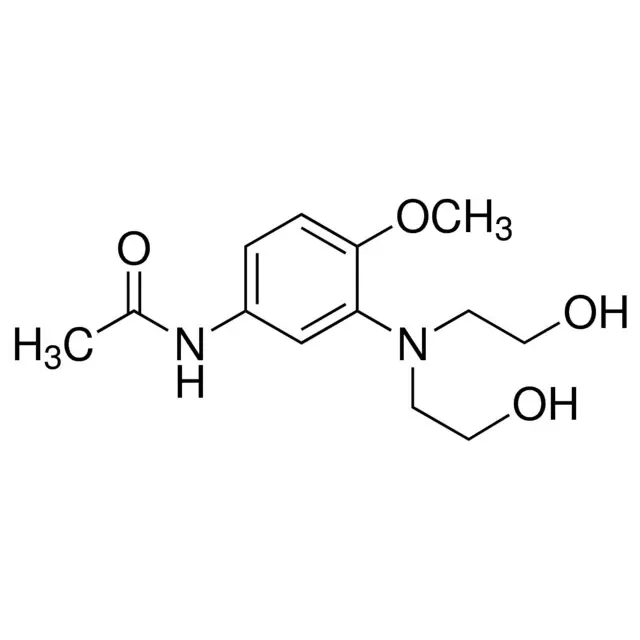 4-Acetylamino-2-(bis(2-hydroxyethyl)amino)anisole