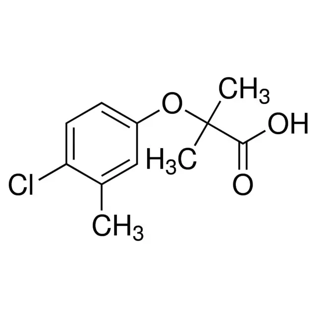 2-(4-chloro-3-methyl-phenoxy)-2-methyl-propionic acid