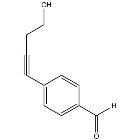 4-(4-Hydroxybut-1-yn-1-yl)benzaldehyde